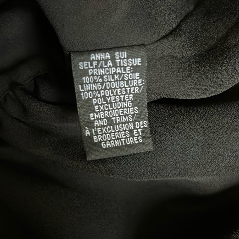 Anthropologie Anna Sui Silk top - Picture 5 of 5